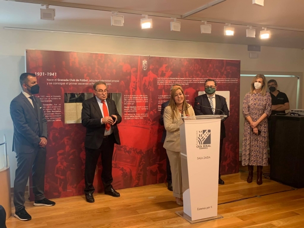 Momento de la inauguración de la exposición del 90 aniversario durante el pasado mes de mayo (GRJ)