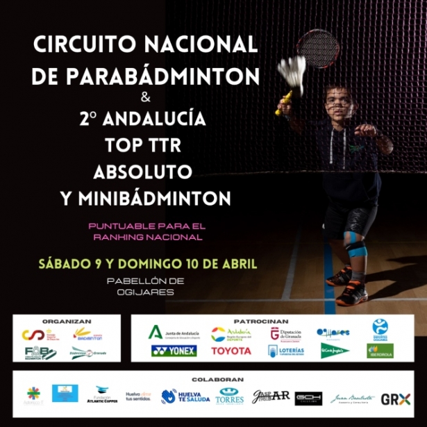 Doble ración de bádminton en Ogijares (FEDERACIÓN ANDALUZA DE BADMINTON)