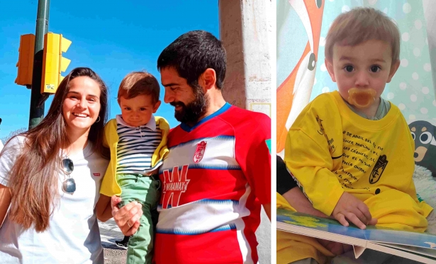Andrea Romero entregó al pequeño Rodrigo un regalo muy especial para recordar su primera experiencia en `Los Cármenes`