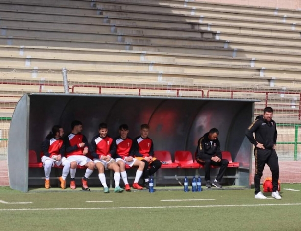 Alberto Chacón durante un partido de esta temporada (GUADIX CF) 