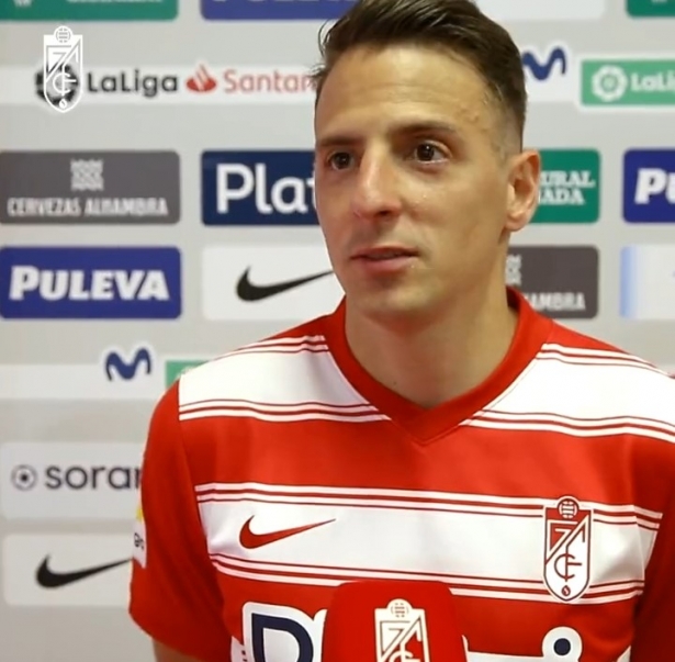 Santiago Arias, en la zona mixta posterior al encuentro ante el Celta (GCF TV)