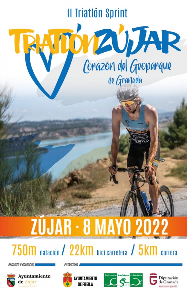 Cartel del triatlón de Zújar (FATRI)
