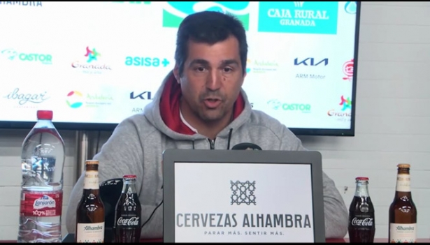 Rueda de prensa previa de Pablo Pin (FUNDACIÓN CB GRANADA) 