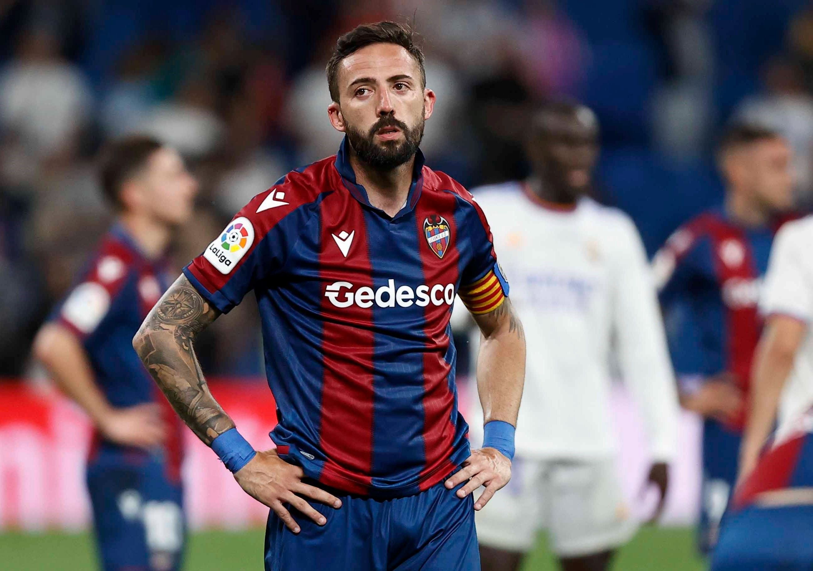 José Luis Morales, en el partido contra el Real Madrid que certificó el descenso del Levante (LALIGA) José Luis Morales, en el partido contra el Real Madrid que certificó el descenso del Levante (LALIGA)