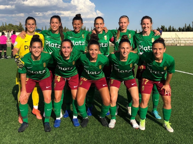 Último once inicial de la temporada del Granada Femenino (GCF)