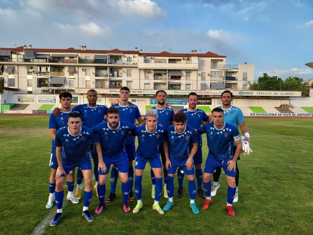 Once inicial del Maracena en su último partido de la temporada ante el Iliturgi (UD MARACENA)