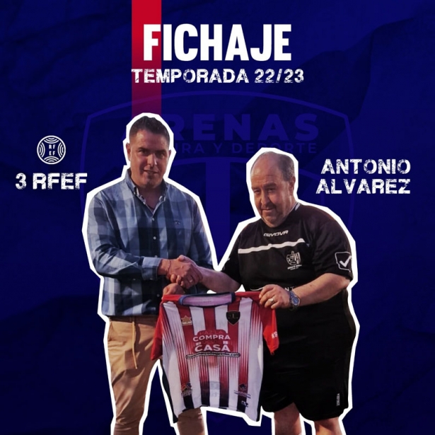 Así anunciaba el Arenas CyD el fichaje de Antonio Álvarez 