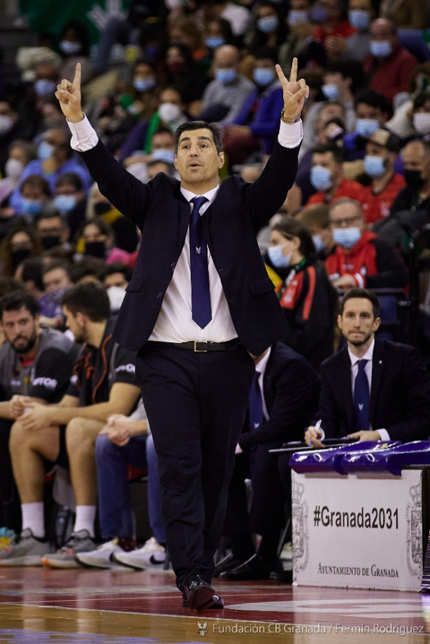 Pablo Pin durante un partido con el Covirán Granada (FERMÍN RODRÍGUEZ / FUNDACION-CBG) 