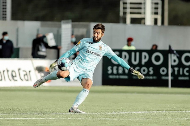 André Ferreira, nuevo portero del Granada, en un partido con el Paços Ferreira (PAÇOS FERREIRA)