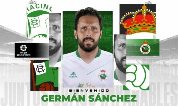 Germán Sánchez firma con el Racing hasta junio de 2024 (REAL RACING CLUB)