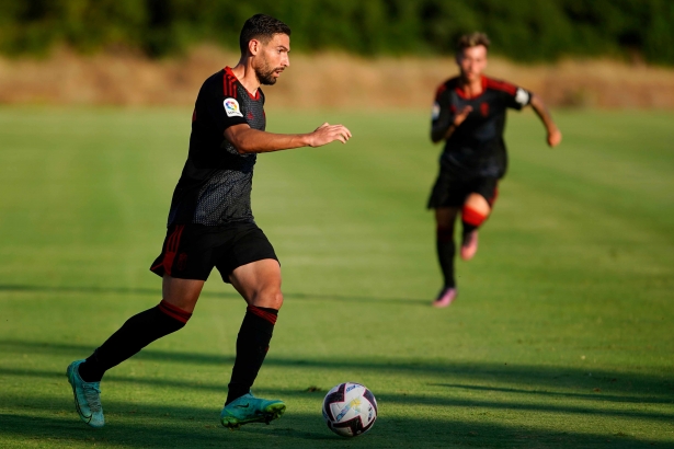 Antonio Puertas, durante el último partido del Granada ante el Almería (PEPE VILLOSLADA / GCF)