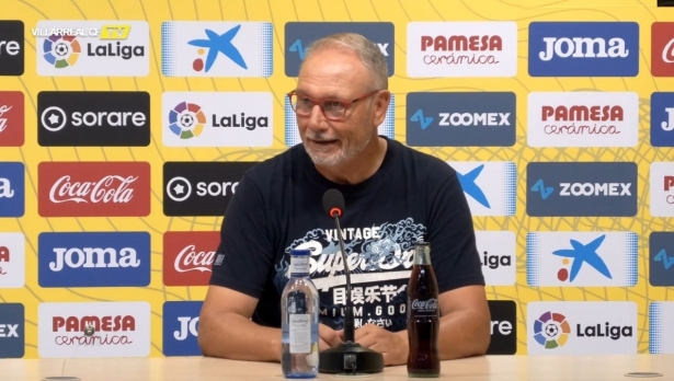 Miguel Álvarez, técnico del Villarreal B, en la rueda de prensa de este viernes (VILLARREAL CF TV)