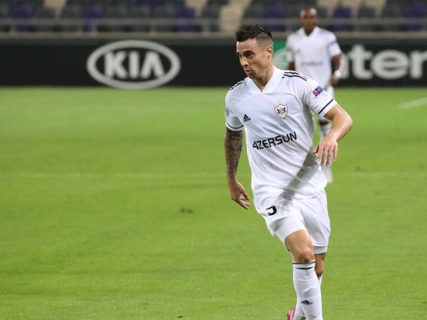Jaime Romero, en un partido con el Qarabag (DEFODI IMAGES)