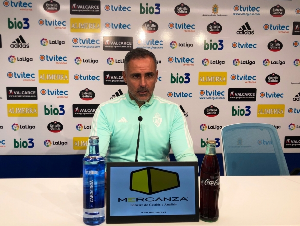 José Gomes, entrenador de la Ponferradina, en rueda de prensa (SD PONFERRADINA)