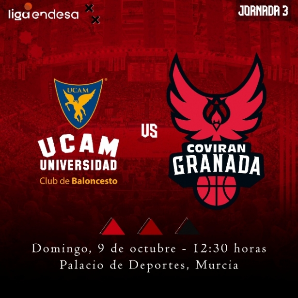 El Coviran Granada visitará a UCAM Murcia (FUNDACIÓN CB GRANADA) 