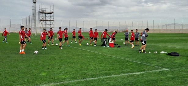 Imagen del entrenamiento de los rojiblancos el pasado martes en la Ciudad Deportiva (FRAN CALVO)