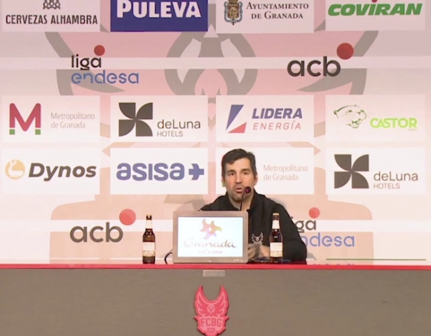 Rueda de prensa previa de Pablo Pin (FUNDACIÓN CB GRANADA) 