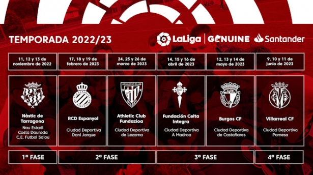 Calendario de La liga Genuine (LALIGA)