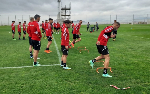 Imagen del entrenamiento de este martes en la Ciudad Deportiva (FRAN CALVO)