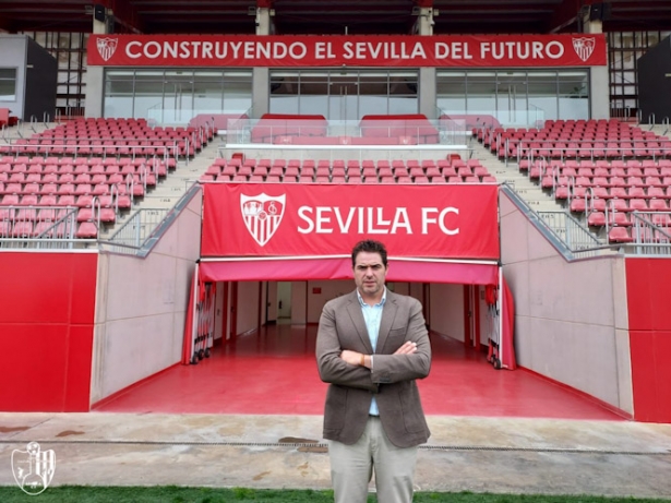 Fermín Criado, en las instalaciones del Sevilla FC (ARENAS DE ARMILLA)