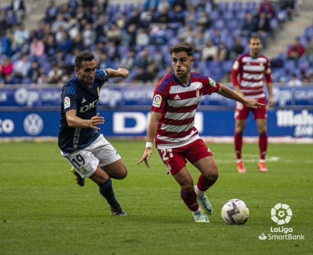 Imagen del Oviedo - Granada del pasado 6 de noviembre en el `Carlos Tartiere` (LALIGA)