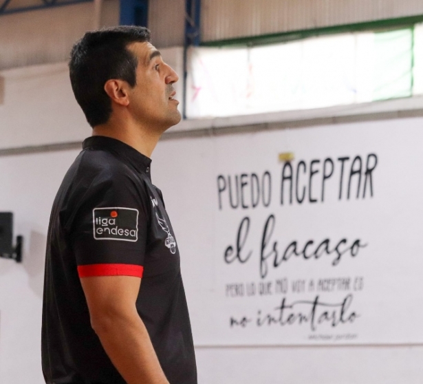 Pablo Pin en el Pabellón de Deportes de Albolote (FERMÍN RODRÍGUEZ / FUNDACION-CBG) 