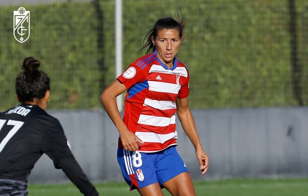 Pamela González, en un lance del partido ante el Logroño (JUAN HUERTAS / GCF)