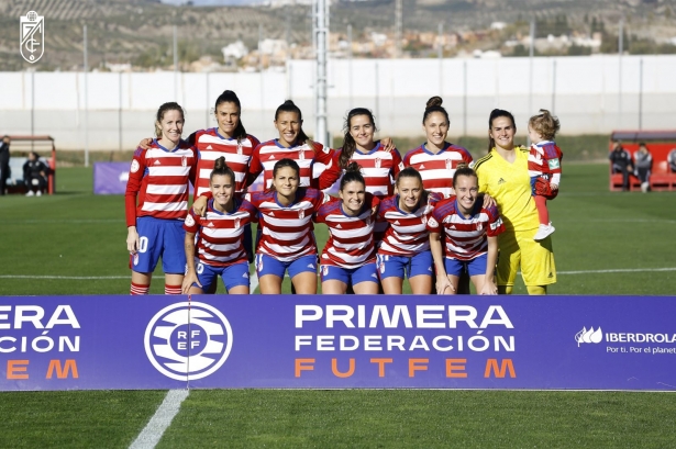 Once inicial del Granada Femenino contra el DUX Logroño (JUAN HUERTAS / GCF)