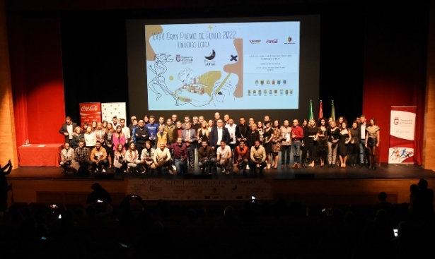 Foto de familia de los ganadores (R. MARTÍNEZ / DIPGRA) 