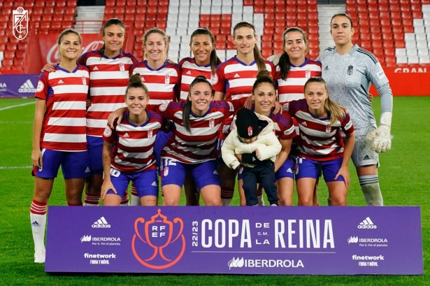 Once inicial del Granada Femenino en su anterior eliminatoria de Copa frente al Betis (GCF)