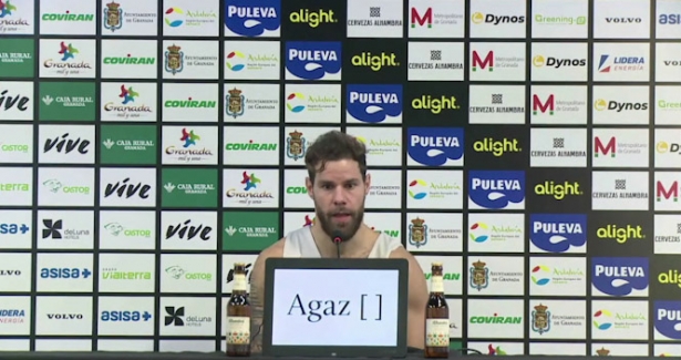 Rueda de prensa de Cristian Díaz (FUNDACIÓN CB GRANADA) 