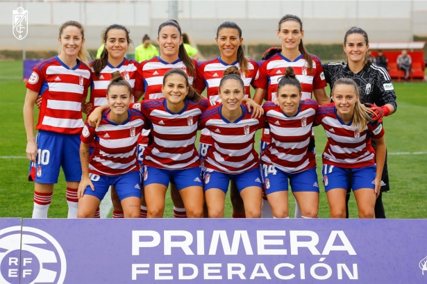 Once inicial del Granada Femenino frente al Rayo (ALEJANDRO PALOMO / GCF)