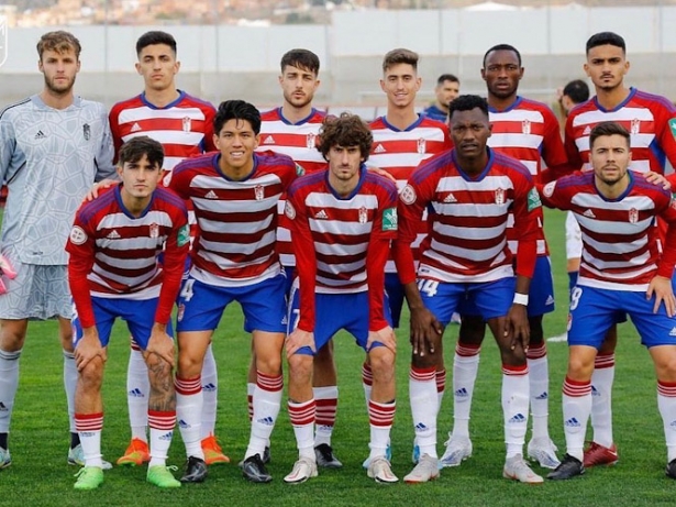 Once inicial del Recreativo ante el UCAM Murcia (GRANADA CF)