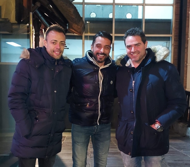 Dani Benítez, Tariq Spezie y Fermín Criado