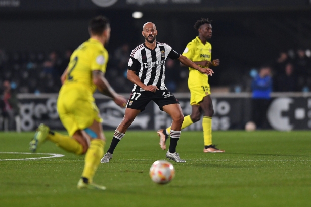 El ex rojiblanco Mikel Rico, durante el partido de Copa entre el Cartagena y el Villarreal (FC CARTAGENA)