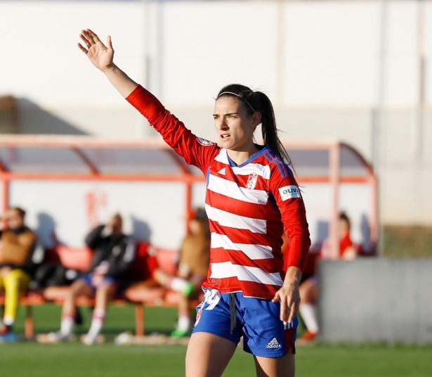 Ángeles, en un partido anterior con el Granada (GCF)