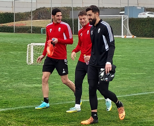 André Ferreira, junto a Petrovic y Bodiger (FRAN CALVO)
