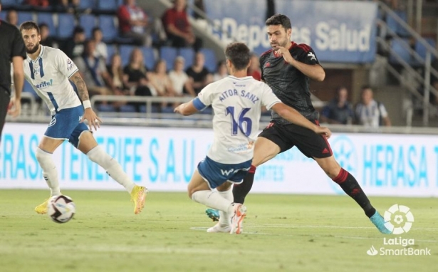 Imagen del partido de la primera vuelta en el `Heliodoro` (LALIGA)