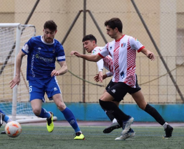 Pumareta durante el partido ante el Arenas (JOSÉ M. BALDOMERO)