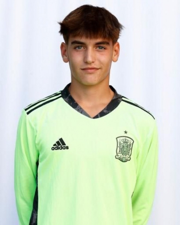 Carlos Guirao con la camiseta de la selección (GRANADA CF)
