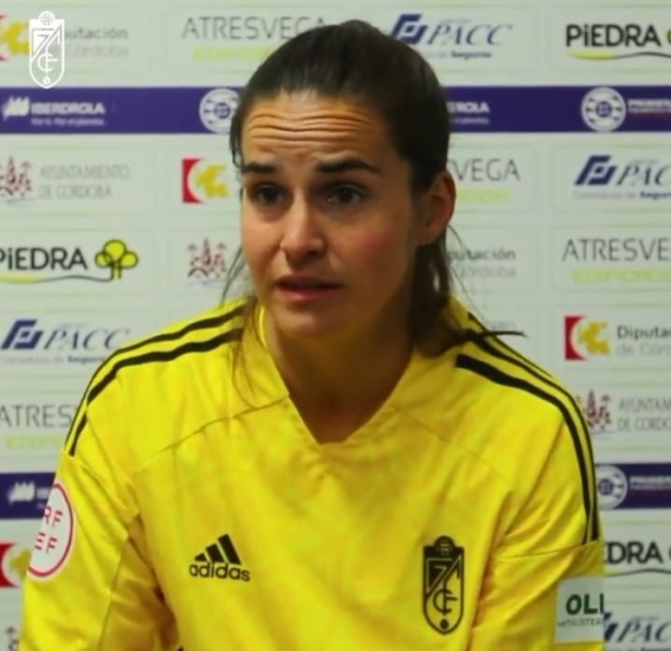 Andrea Romero, guardameta del Granada Femenino (GCF)