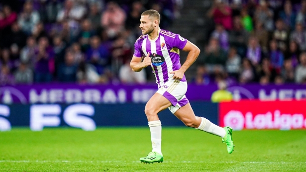 Shon Weissman, en un partido con el Valladolid (REAL VALLADOLID)