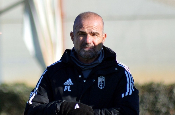 Paco López, en un entrenamiento en la Ciudad Deportiva (JAVIER PALMA)