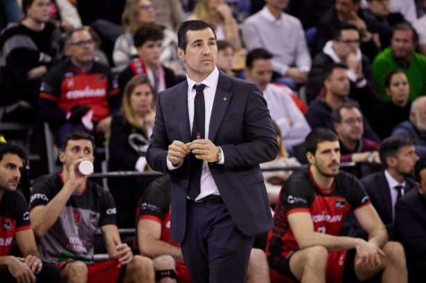 Pablo Pin durante el partido (FERMÍN RODRÍGUEZ / FUNDACION CBG) 
