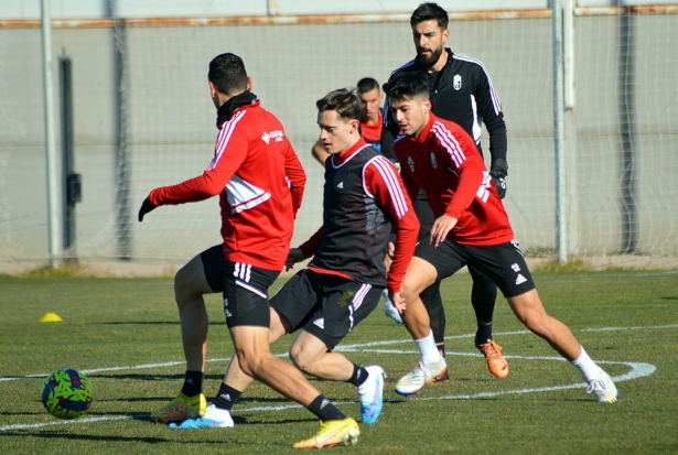 Imagen de un entrenamiento en la Ciudad Deportiva durante la pasada semana (JAVIER PALMA)