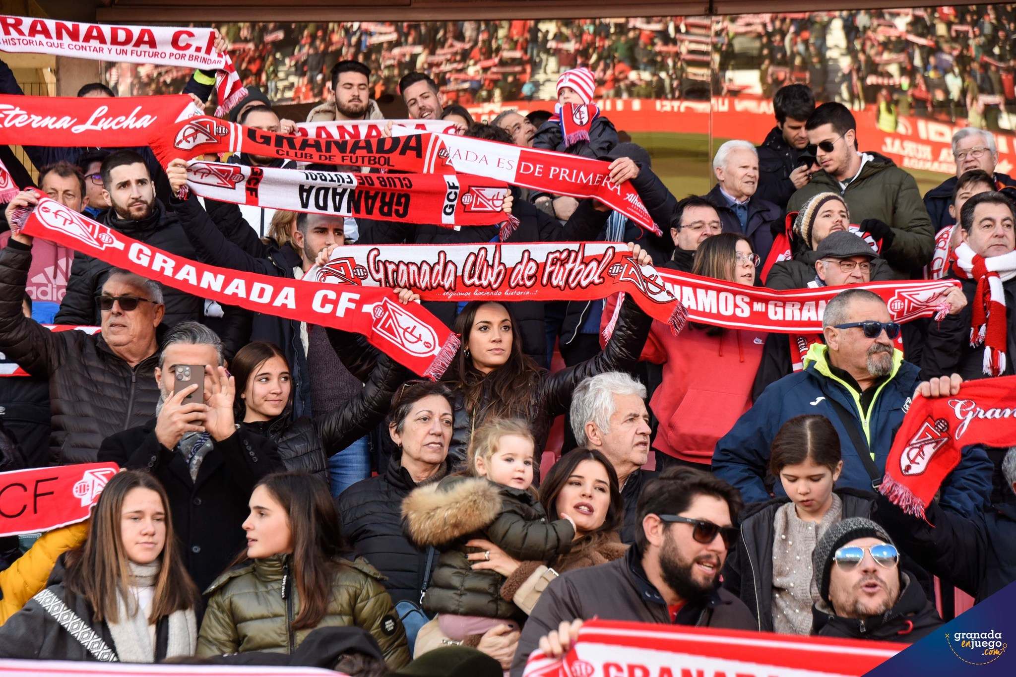 Aficionados del Granada en las gradas del `Nuevo Los Cármenes` durante un partido (JOSÉ M. BALDOMERO) Aficionados del Granada en las gradas del `Nuevo Los Cármenes` durante un partido (JOSÉ M. BALDOMERO)