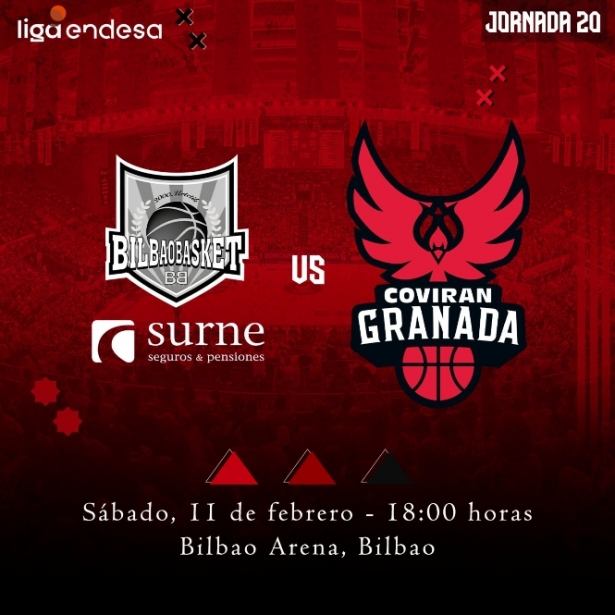 El Coviran Granada visita a Bilbao Basket (FUNDACIÓN CB GRANADA) 