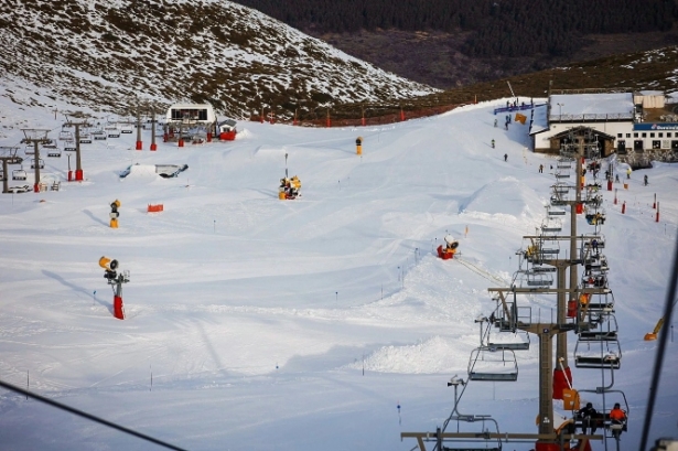 Vista de parte del circuito SBX (CETURSA SIERRA NEVADA)