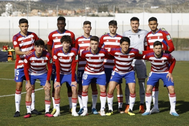 Once inicial del Recreativo ante el Polideportivo El Ejido (GRANADA CF) 