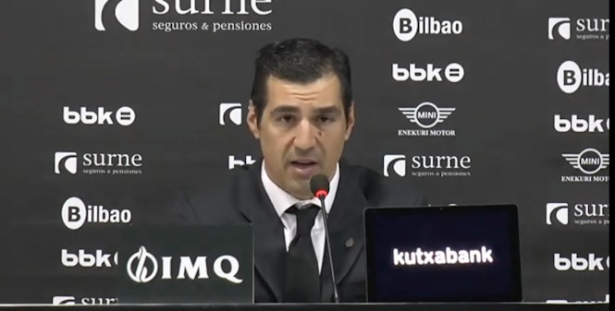 Rueda de prensa post partido de Pablo Pin (BILBAO BASKET)